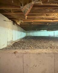 Exposed Crawl Space