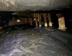 Completed Crawl Space