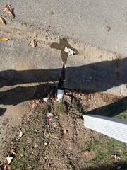Sump Pump Discharge Line