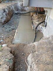 Poured Concrete Footing