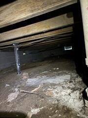 Unsealed Crawl Space Causes Moisture Issues