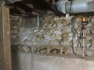 Bowing Crawl Space Foundation Wall