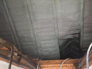 Spray Foamed Roof Deck
