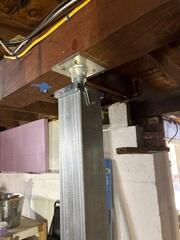 SmartJacks Secured to Main Beam