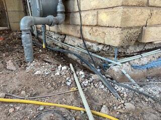 Mesa Stem Wall Concrete Repair in Progress