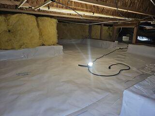 Damp, Musty Crawl Space In Nampa, ID