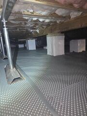 Adding Drainage and Floor Support in Raleigh, NC