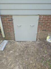 Sealing the Crawl Space with a New Door