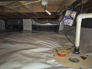 Protecting the Crawl Space with a TripleSafe Sump Pump