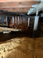Sagging Crawl Space in Hazlet, NJ