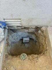 Foundation Pier Bracket Installed in La Jolla, CA