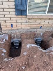 Foundation Pier Installation in Mesa, AZ