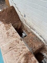 Excavation for Foundation Repair in Mesa