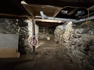 Basement Waterproofing Project in Waldoboro, Maine