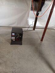 New Concrete Flooring & SaniDry Sedona Dehumidifier