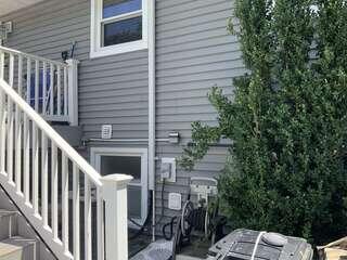 Front/exterior view of the home before the radon mitigation system installation.
