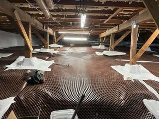 Crawl Space Drainage Layer Installation in San Diego