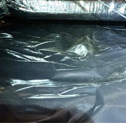 Fresh Vapor Barrier to Cover Ground and Walls