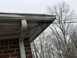 Gutters are beat up and look visually unappealing