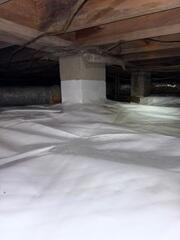 Crawl Space Waterproofed
