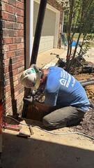 Helical pier installation
