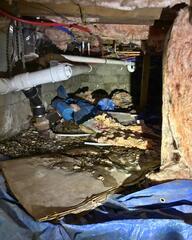 Wet and Musty Crawl Space Issues Under a North Tonawanda, NY Home Solved