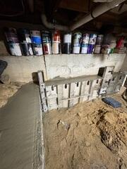 Auxilary Wall Concrete Pour