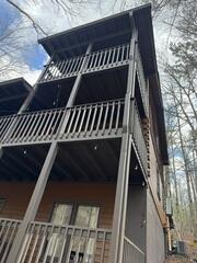 3-story of downspouts
