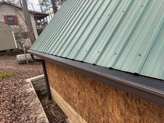 Gutter Gurads on the garage