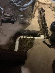 Excavated Trench