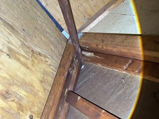 Before: Rafters and Old Wood