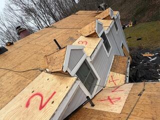 New Plywood Is Installed