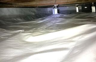 John's Professionally Encapsulated Crawl Space!