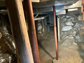 Floor Support Post Column Replacement in North Reading, MA