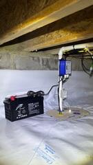 TripleSafe Sump Pump Installed