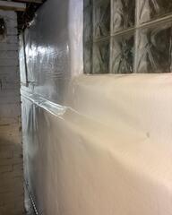 Wrapped Basement Walls