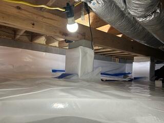 Crawl Space Sealed