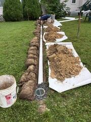 Buried Discharge Line