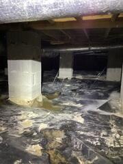 Existing Crawl Space Liner