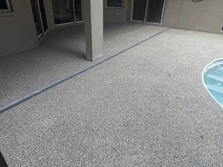 Completed Vuba Stone Concrete Coating Installation