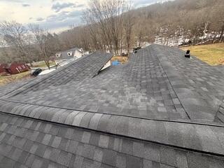 Finishing the Roof Ridges
