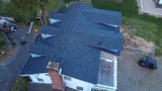 The Completed Roof From Above