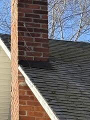 Previous Repairs Around the Chimney