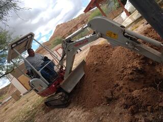 Excavation for Foundation Repair in Benson