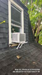 Damaged shingles