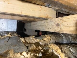 Crawl Space During Inspection