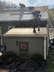 Repairing the Barn Decking