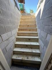 Staircase Installation Before Basement Entry Doors