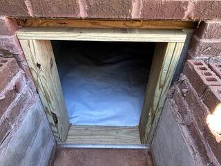 New Framing Installed