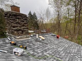Clean, New Chimney Flashing